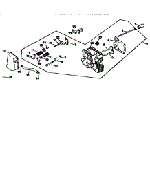 Cylinderhead,Valve&Breather71 / 501 parts for Craftsman Front-Engine Lawn Tractor 917256552 from AppliancePartsPros.com