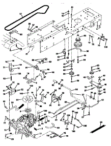 Drive parts for Craftsman Front-Engine Lawn Tractor 917256552 from AppliancePartsPros.com