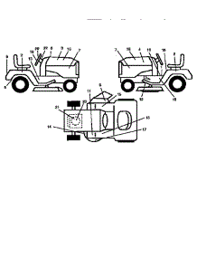 Decals parts for Craftsman Front-Engine Lawn Tractor 917256552 from AppliancePartsPros.com