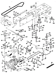 Drive parts for Craftsman Front-Engine Lawn Tractor 917256553 from AppliancePartsPros.com