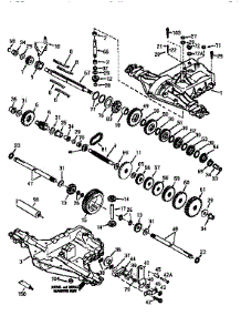 Peerless Transaxle 930-057 71 / 917 parts for Craftsman Front-Engine Lawn Tractor 917256560 from AppliancePartsPros.com