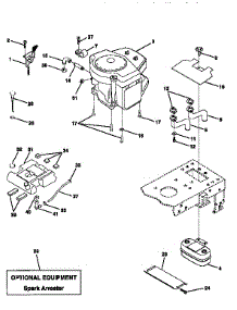 Engine parts for Craftsman Front-Engine Lawn Tractor 917256561 from AppliancePartsPros.com