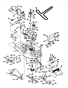 Mower Deck parts for Craftsman Front-Engine Lawn Tractor 917256561 from AppliancePartsPros.com