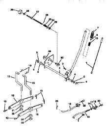 Mower Lift parts for Craftsman Front-Engine Lawn Tractor 917256562 from AppliancePartsPros.com