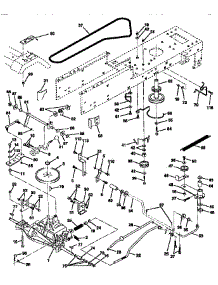 Drive parts for Craftsman Front-Engine Lawn Tractor 917256563 from AppliancePartsPros.com