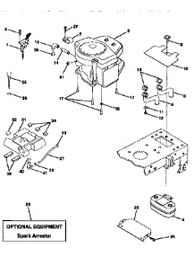 Engine parts for Craftsman Front-Engine Lawn Tractor 917256563 from AppliancePartsPros.com