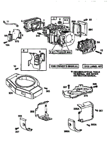 Engine 42A707-1624-01 (71 / 500) parts for Craftsman Front-Engine Lawn Tractor 917256570 from AppliancePartsPros.com