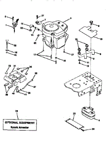 Engine parts for Craftsman Front-Engine Lawn Tractor 917256570 from AppliancePartsPros.com