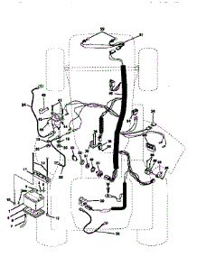 Electrical parts for Craftsman Front-Engine Lawn Tractor 917256580 from AppliancePartsPros.com