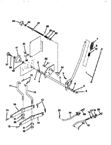Mower Lift parts for Craftsman Front-Engine Lawn Tractor 917256580 from AppliancePartsPros.com