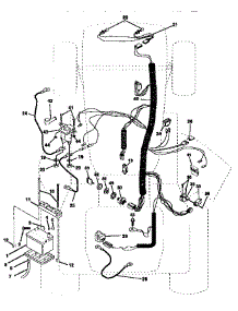 Electrical parts for Craftsman Front-Engine Lawn Tractor 917256581 from AppliancePartsPros.com