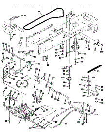 Drive parts for Craftsman Front-Engine Lawn Tractor 917256581 from AppliancePartsPros.com