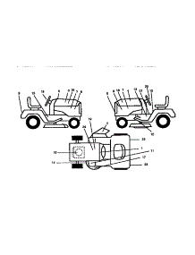 Decals parts for Craftsman Front-Engine Lawn Tractor 917256581 from AppliancePartsPros.com
