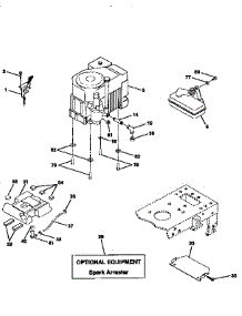 Engine parts for Craftsman Front-Engine Lawn Tractor 917256583 from AppliancePartsPros.com
