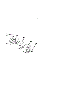 Wheels And Tires parts for Craftsman Front-Engine Lawn Tractor 917256590 from AppliancePartsPros.com