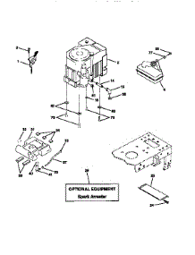 Engine parts for Craftsman Front-Engine Lawn Tractor 917256590 from AppliancePartsPros.com