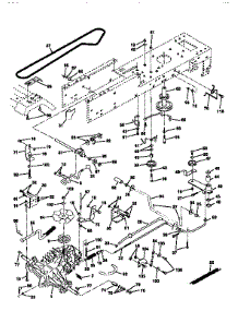 Drive parts for Craftsman Front-Engine Lawn Tractor 917256591 from AppliancePartsPros.com