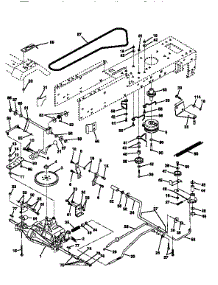 Drive parts for Craftsman Front-Engine Lawn Tractor 917256600 from AppliancePartsPros.com