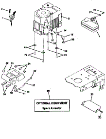 Engine parts for Craftsman Front-Engine Lawn Tractor 917256601 from AppliancePartsPros.com