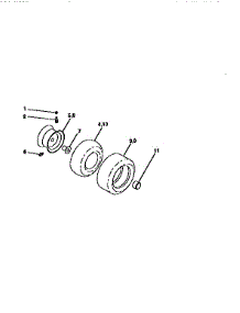 Wheels And Tires parts for Craftsman Front-Engine Lawn Tractor 917256601 from AppliancePartsPros.com
