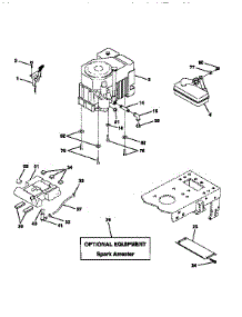 Engine parts for Craftsman Front-Engine Lawn Tractor 917256610 from AppliancePartsPros.com