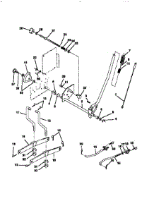 Mower Lift parts for Craftsman Front-Engine Lawn Tractor 917256610 from AppliancePartsPros.com