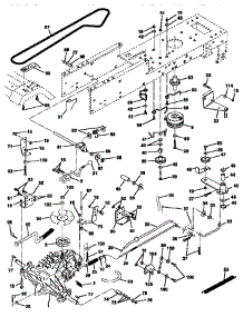 Drive parts for Craftsman Front-Engine Lawn Tractor 917256611 from AppliancePartsPros.com