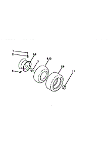Wheels And Tires parts for Craftsman Front-Engine Lawn Tractor 917256611 from AppliancePartsPros.com