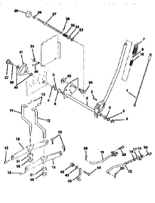 Mower Lift parts for Craftsman Front-Engine Lawn Tractor 917256611 from AppliancePartsPros.com