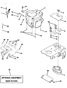 Engine parts for Craftsman Front-Engine Lawn Tractor 917256660 from AppliancePartsPros.com