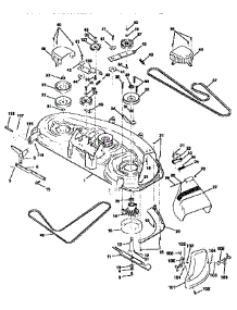 Mower Deck parts for Craftsman Front-Engine Lawn Tractor 917256660 from AppliancePartsPros.com