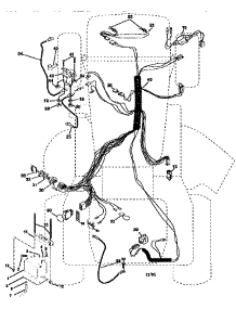 Electrical parts for Craftsman Front-Engine Lawn Tractor 917256662 from AppliancePartsPros.com