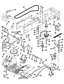 Drive parts for Craftsman Front-Engine Lawn Tractor 917256662 from AppliancePartsPros.com
