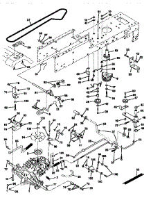 Drive parts for Craftsman Front-Engine Lawn Tractor 917256670 from AppliancePartsPros.com