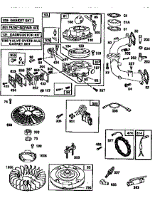 Engine 42A707-1625-01 (71 / 500) parts for Craftsman Front-Engine Lawn Tractor 917256680 from AppliancePartsPros.com