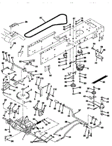 Drive parts for Craftsman Front-Engine Lawn Tractor 917256680 from AppliancePartsPros.com