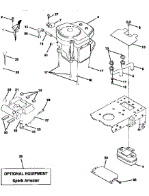 Engine parts for Craftsman Front-Engine Lawn Tractor 917256680 from AppliancePartsPros.com