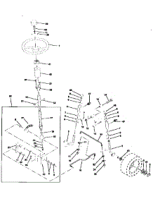 Steering Assembly parts for Craftsman Front-Engine Lawn Tractor 917256690 from AppliancePartsPros.com