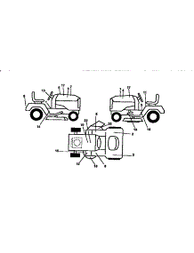 Decals parts for Craftsman Front-Engine Lawn Tractor 917256690 from AppliancePartsPros.com