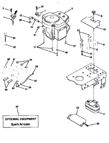 Engine parts for Craftsman Front-Engine Lawn Tractor 917256690 from AppliancePartsPros.com