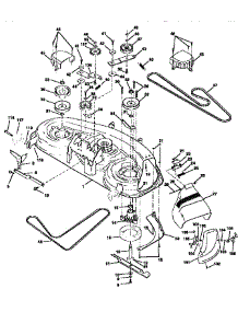 Mower Deck parts for Craftsman Front-Engine Lawn Tractor 917256690 from AppliancePartsPros.com