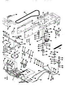 Drive parts for Craftsman Front-Engine Lawn Tractor 917256700 from AppliancePartsPros.com