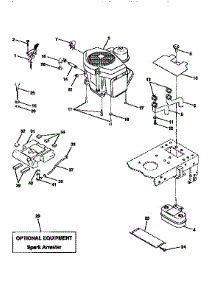 Engine parts for Craftsman Front-Engine Lawn Tractor 917256700 from AppliancePartsPros.com