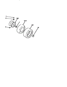 Wheels And Tires parts for Craftsman Front-Engine Lawn Tractor 917256700 from AppliancePartsPros.com