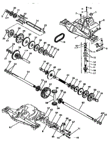 Dana Transaxle parts for Craftsman Front-Engine Lawn Tractor 917256700 from AppliancePartsPros.com