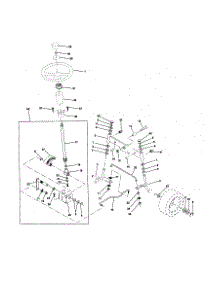Steering Assembly parts for Craftsman Front-Engine Lawn Tractor 917256701 from AppliancePartsPros.com
