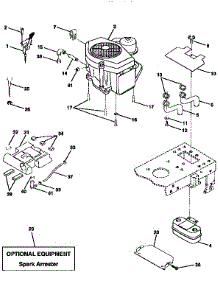 Engine parts for Craftsman Front-Engine Lawn Tractor 917256702 from AppliancePartsPros.com