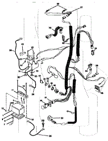 Electrical parts for Craftsman Front-Engine Lawn Tractor 917256712 from AppliancePartsPros.com