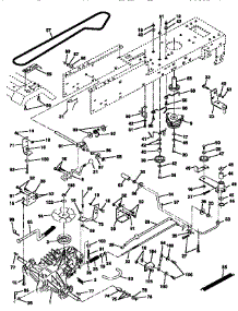 Drive parts for Craftsman Front-Engine Lawn Tractor 917256712 from AppliancePartsPros.com