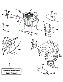 Engine parts for Craftsman Front-Engine Lawn Tractor 917256712 from AppliancePartsPros.com